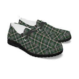 ScotsTee Shop Scottish MacKenzie MacGregor-Hastie Tartan Plaid Canvas Loafer Shoes