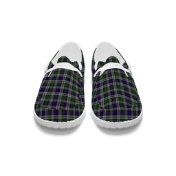 ScotsTee Shop Scottish MacKinlay Dress Tartan Plaid Canvas Loafer Shoes