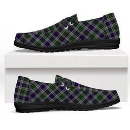 ScotsTee Shop Scottish MacKinlay Dress Tartan Plaid Canvas Loafer Shoes