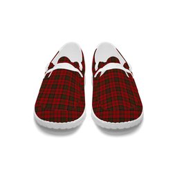 ScotsTee Shop Scottish MacKillop Scottish Tartan Society Tartan Plaid Canvas Loafer Shoes