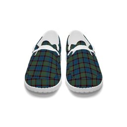 ScotsTee Shop Scottish MacNeacail Hunting Tartan Plaid Canvas Loafer Shoes