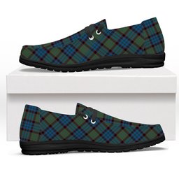 ScotsTee Shop Scottish MacNeacail Hunting Tartan Plaid Canvas Loafer Shoes