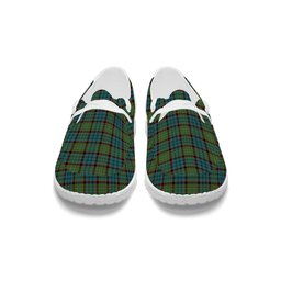 ScotsTee Shop Scottish MacNeacail Hunting Ancient Tartan Plaid Canvas Loafer Shoes