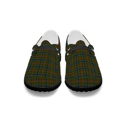 ScotsTee Shop Scottish MacLean of Kingairloch Tartan Plaid Canvas Loafer Shoes
