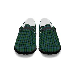 ScotsTee Shop Scottish MacLeod of Skye Ancient Tartan Plaid Canvas Loafer Shoes