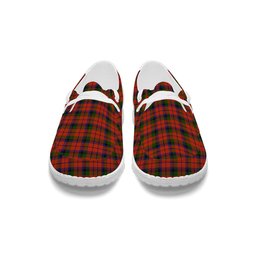 ScotsTee Shop Scottish MacNaughton 1831 Tartan Plaid Canvas Loafer Shoes