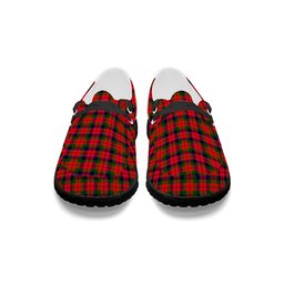 ScotsTee Shop Scottish MacNachten Modern Tartan Plaid Canvas Loafer Shoes