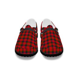 ScotsTee Shop Scottish MacNeacail of Scorrybreac Tartan Plaid Canvas Loafer Shoes