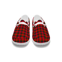 ScotsTee Shop Scottish MacNeacail of Scorrybreac Tartan Plaid Canvas Loafer Shoes