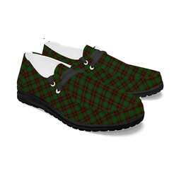 ScotsTee Shop Scottish MacPhee Hunting Tartan Plaid Canvas Loafer Shoes