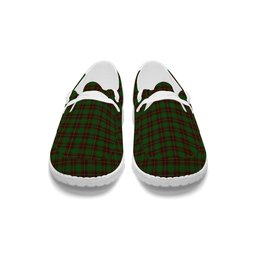 ScotsTee Shop Scottish MacPhee Hunting Tartan Plaid Canvas Loafer Shoes