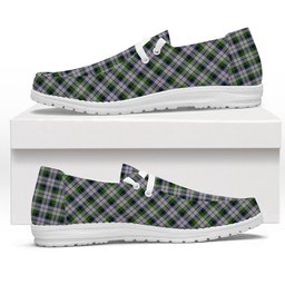 ScotsTee Shop Scottish MacNachten Dress Tartan Plaid Canvas Loafer Shoes
