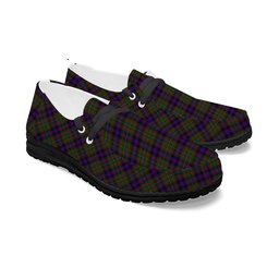 ScotsTee Shop Scottish MacLaren Regent Tartan Plaid Canvas Loafer Shoes