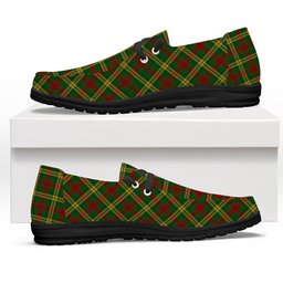 ScotsTee Shop Scottish MacMillan 1946 Tartan Plaid Canvas Loafer Shoes