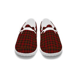 ScotsTee Shop Scottish MacNicol W & A Smith Tartan Plaid Canvas Loafer Shoes