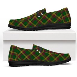 ScotsTee Shop Scottish MacMillan Anc Clans Originaux Tartan Plaid Canvas Loafer Shoes