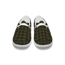 ScotsTee Shop Scottish MacPhee Hunting Modern Tartan Plaid Canvas Loafer Shoes