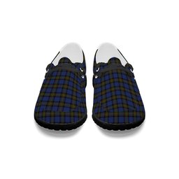 ScotsTee Shop Scottish MacLaurin of Brioch Tartan Plaid Canvas Loafer Shoes