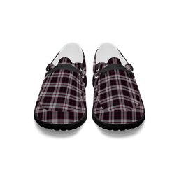 ScotsTee Shop Scottish MacPherson of Pitmain Tartan Plaid Canvas Loafer Shoes