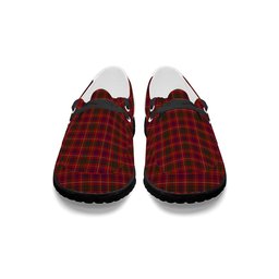 ScotsTee Shop Scottish MacRae of Inverinate Tartan Plaid Canvas Loafer Shoes