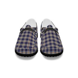 ScotsTee Shop Scottish MacRae of Conchra Tartan Plaid Canvas Loafer Shoes