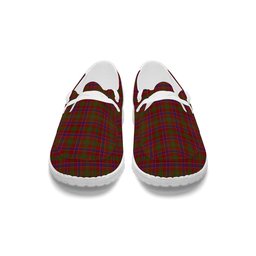 ScotsTee Shop Scottish MacRae The Prince_s Own Tartan Plaid Canvas Loafer Shoes