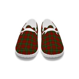 ScotsTee Shop Scottish Mauthe Unidentified Tartan Plaid Canvas Loafer Shoes