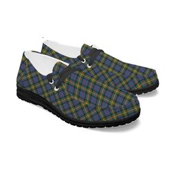 ScotsTee Shop Scottish MacSporran Ancient Tartan Plaid Canvas Loafer Shoes