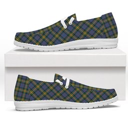 ScotsTee Shop Scottish MacSporran Ancient Tartan Plaid Canvas Loafer Shoes
