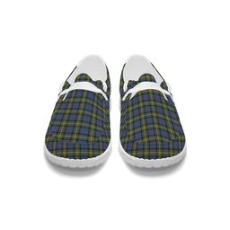 ScotsTee Shop Scottish MacSporran Ancient Tartan Plaid Canvas Loafer Shoes