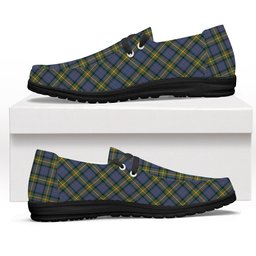 ScotsTee Shop Scottish MacSporran Ancient Tartan Plaid Canvas Loafer Shoes