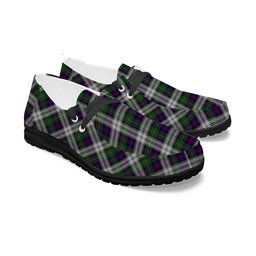 ScotsTee Shop Scottish Malcolm Dress Tartan Plaid Canvas Loafer Shoes