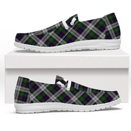ScotsTee Shop Scottish Malcolm Dress Tartan Plaid Canvas Loafer Shoes