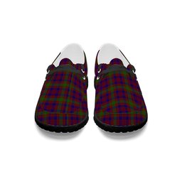 ScotsTee Shop Scottish MacTier of Durris Tartan Plaid Canvas Loafer Shoes