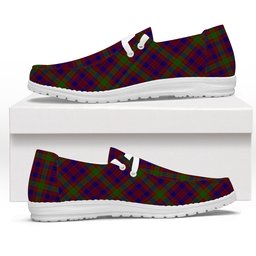 ScotsTee Shop Scottish MacTier of Durris Tartan Plaid Canvas Loafer Shoes