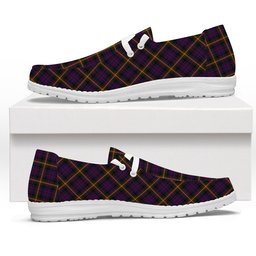 ScotsTee Shop Scottish MacSporran Tartan Plaid Canvas Loafer Shoes
