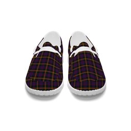 ScotsTee Shop Scottish MacSporran Tartan Plaid Canvas Loafer Shoes