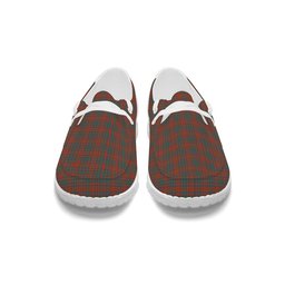 ScotsTee Shop Scottish Matheson Ancient Tartan Plaid Canvas Loafer Shoes