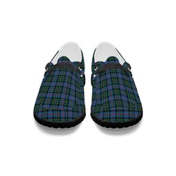 ScotsTee Shop Scottish Malcolm of Berwick Ancient Tartan Plaid Canvas Loafer Shoes