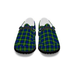 ScotsTee Shop Scottish Maitland SC Tartan Plaid Canvas Loafer Shoes