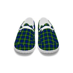 ScotsTee Shop Scottish Maitland SC Tartan Plaid Canvas Loafer Shoes