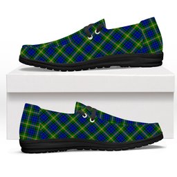 ScotsTee Shop Scottish Maitland SC Tartan Plaid Canvas Loafer Shoes