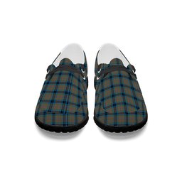 ScotsTee Shop Scottish MacThomas Hunting Ancient Tartan Plaid Canvas Loafer Shoes