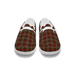 ScotsTee Shop Scottish MakGill Tartan Plaid Canvas Loafer Shoes