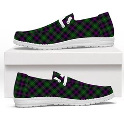 ScotsTee Shop Scottish Martin Hunting Tartan Plaid Canvas Loafer Shoes