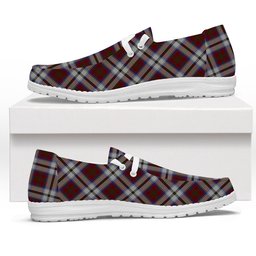 ScotsTee Shop Scottish McCulloch Dress Tartan Plaid Canvas Loafer Shoes