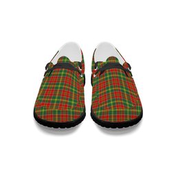 ScotsTee Shop Scottish McDonald of Kingsburgh Modern Tartan Plaid Canvas Loafer Shoes
