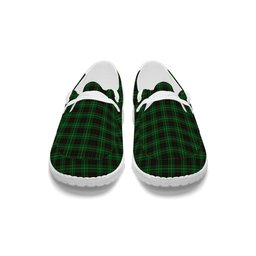 ScotsTee Shop Scottish McAuley of Lewis Tartan Plaid Canvas Loafer Shoes