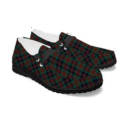 ScotsTee Shop Scottish McDuff Hunting Modern Tartan Plaid Canvas Loafer Shoes