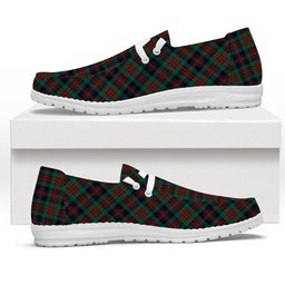 ScotsTee Shop Scottish McDuff Hunting Modern Tartan Plaid Canvas Loafer Shoes